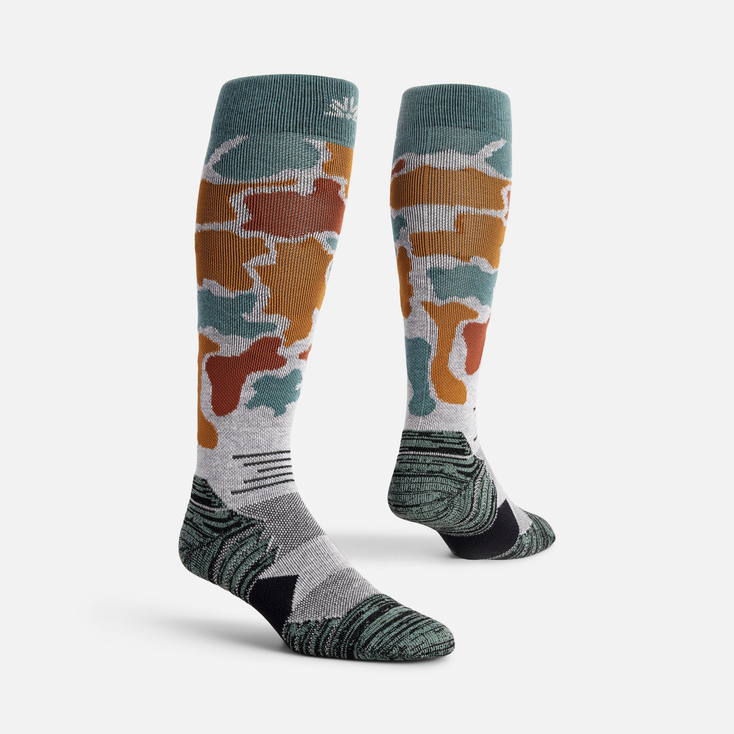 Autumn Socks - Service Snow - duck camo grey