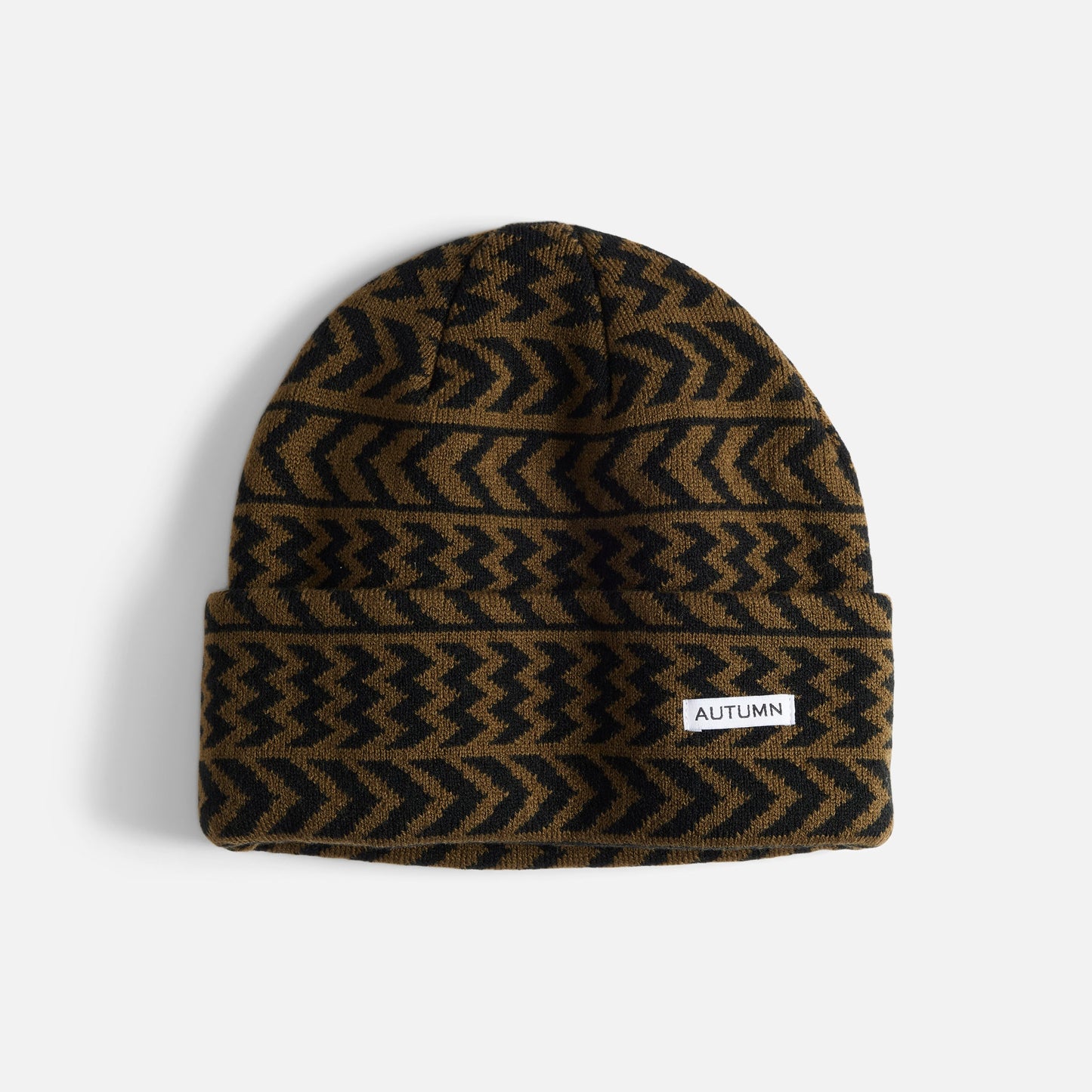 Autumn Beanie Chevron Army