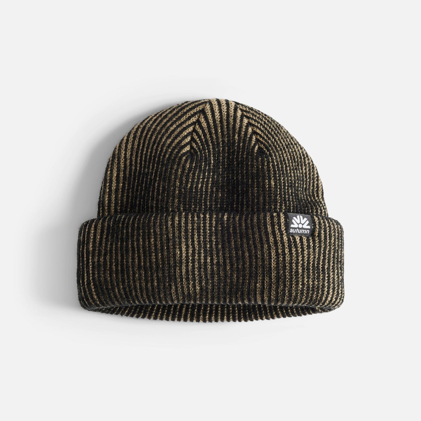 Autumn Beanie - Cord Double Roll - Chinchilla