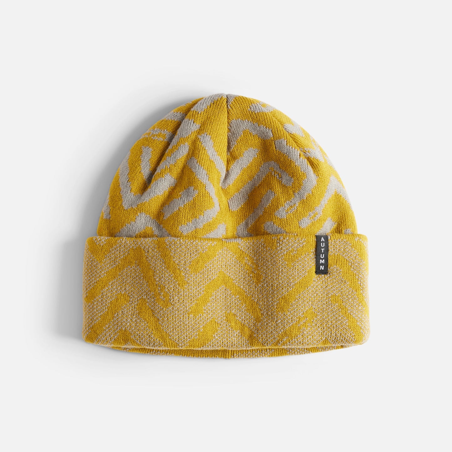 Autumn Beanie - Geo - Stone