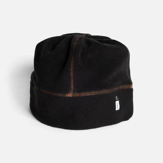 Autumn Beanie - Inside Out Fleece - Black