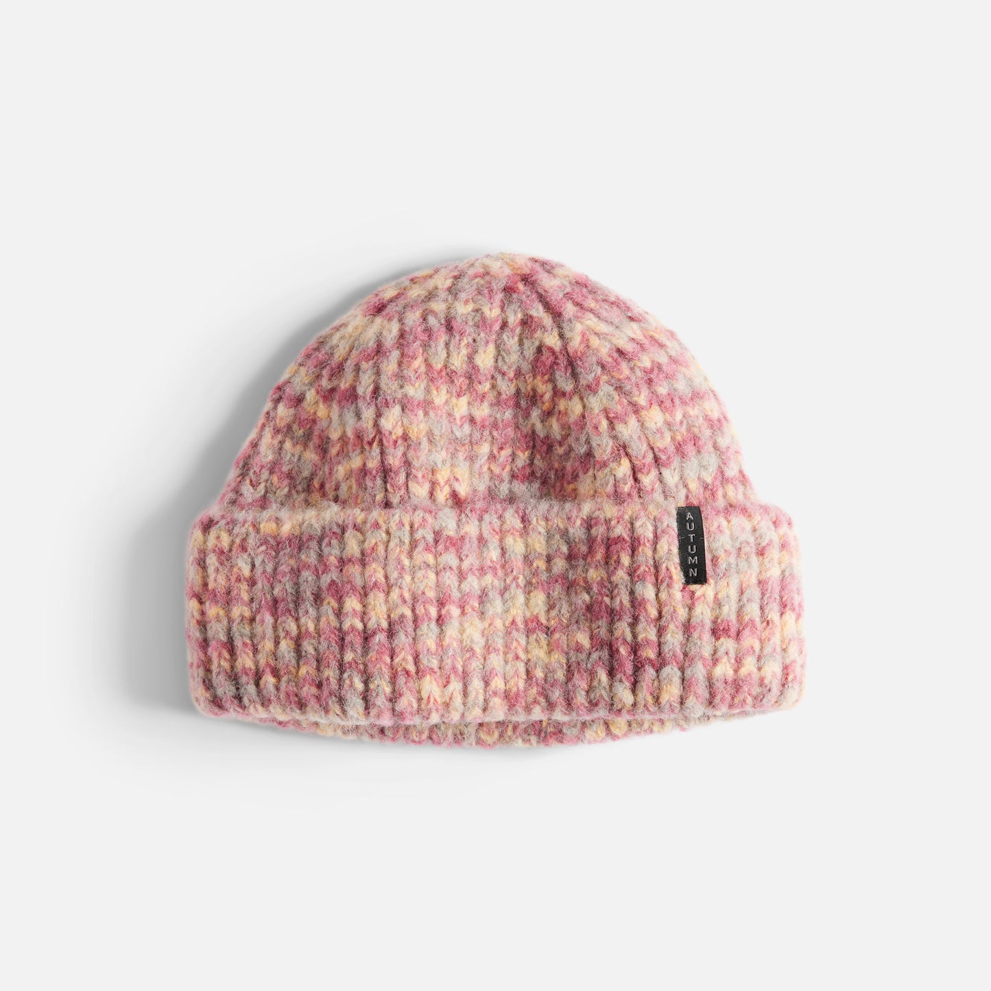 Autumn Beanie - Marbled Knit - Red