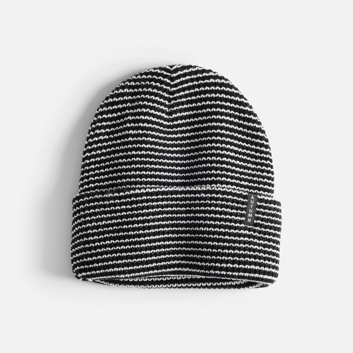 Autumn Beanie - Stripe - Black