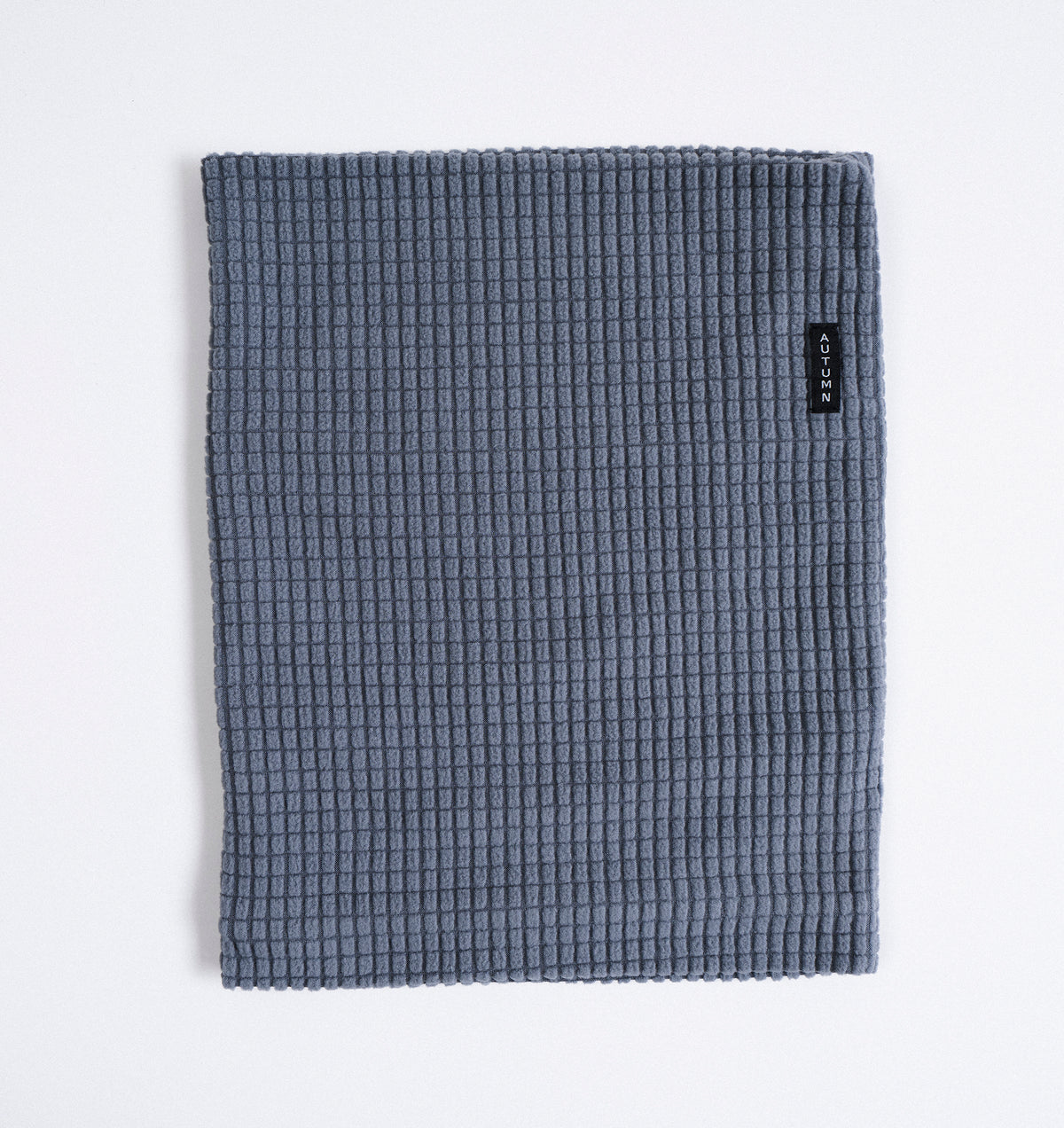 Autumn "Grid Fleece Neck Gaiter" stone