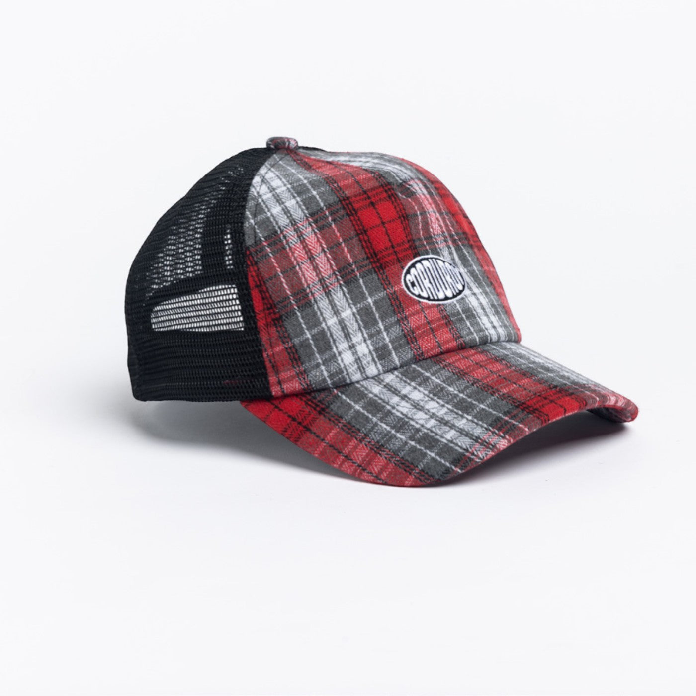 Corduroy Trucker Cap "Plaid"