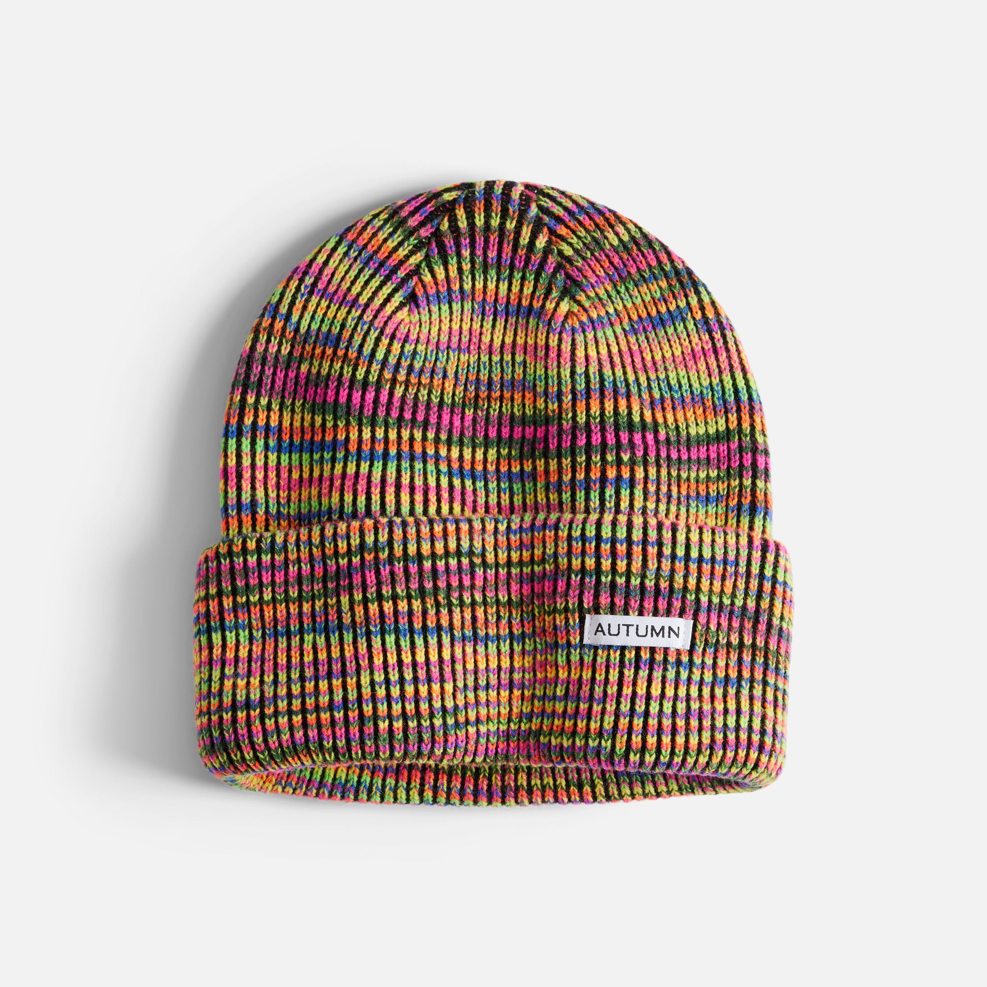 Autumn Beanie "Cord" Rainbow