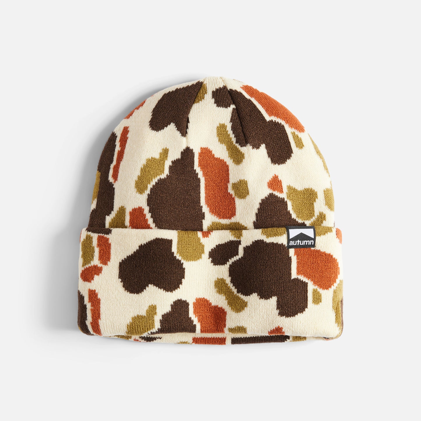 Autumn Beanie - Duck Camo - Eggshell