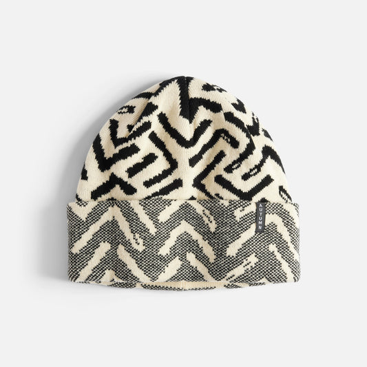 Autumn Beanie Geo Eggshell