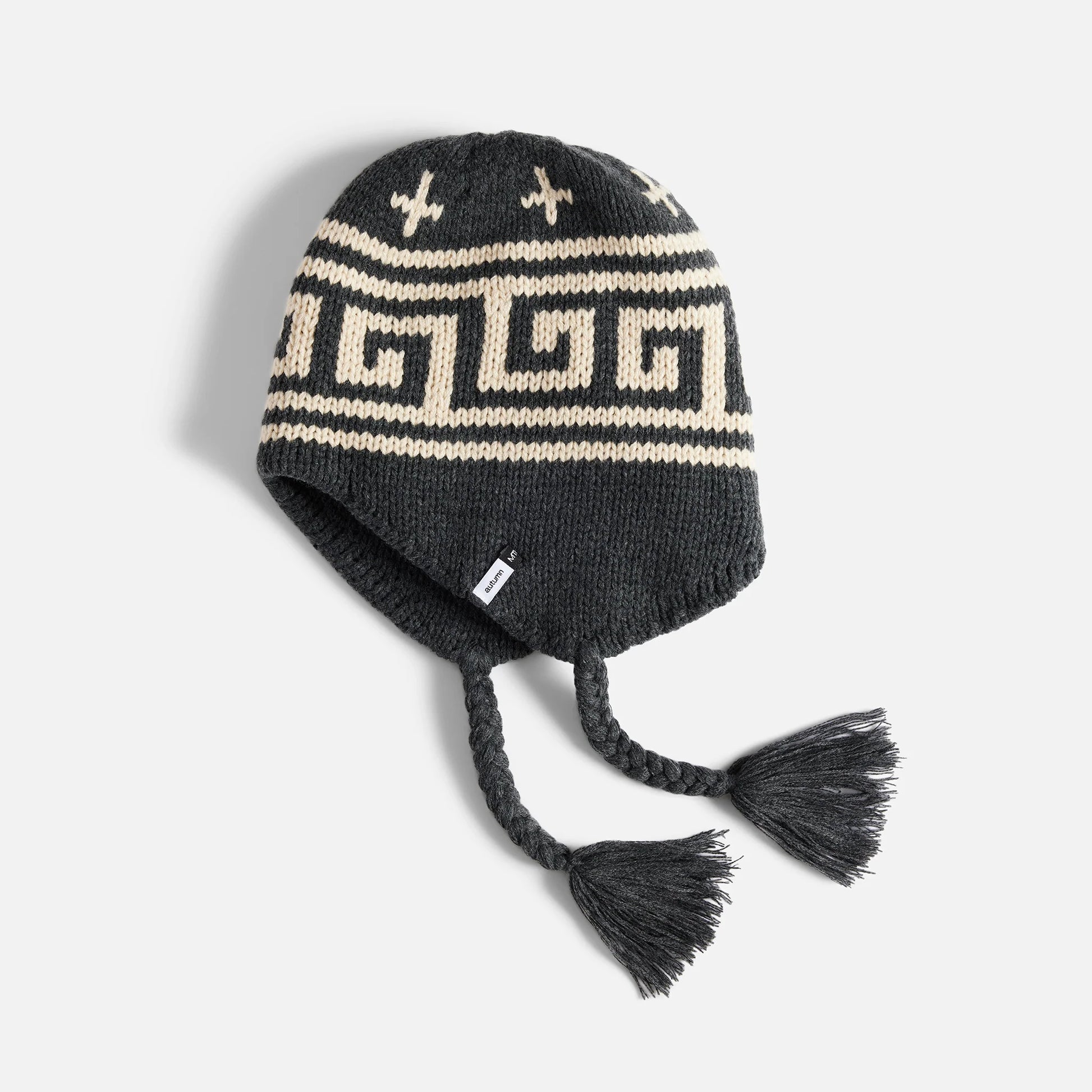 Autumn Beanie - Niseko Ear Flap - Charcoal Grey&nbsp;