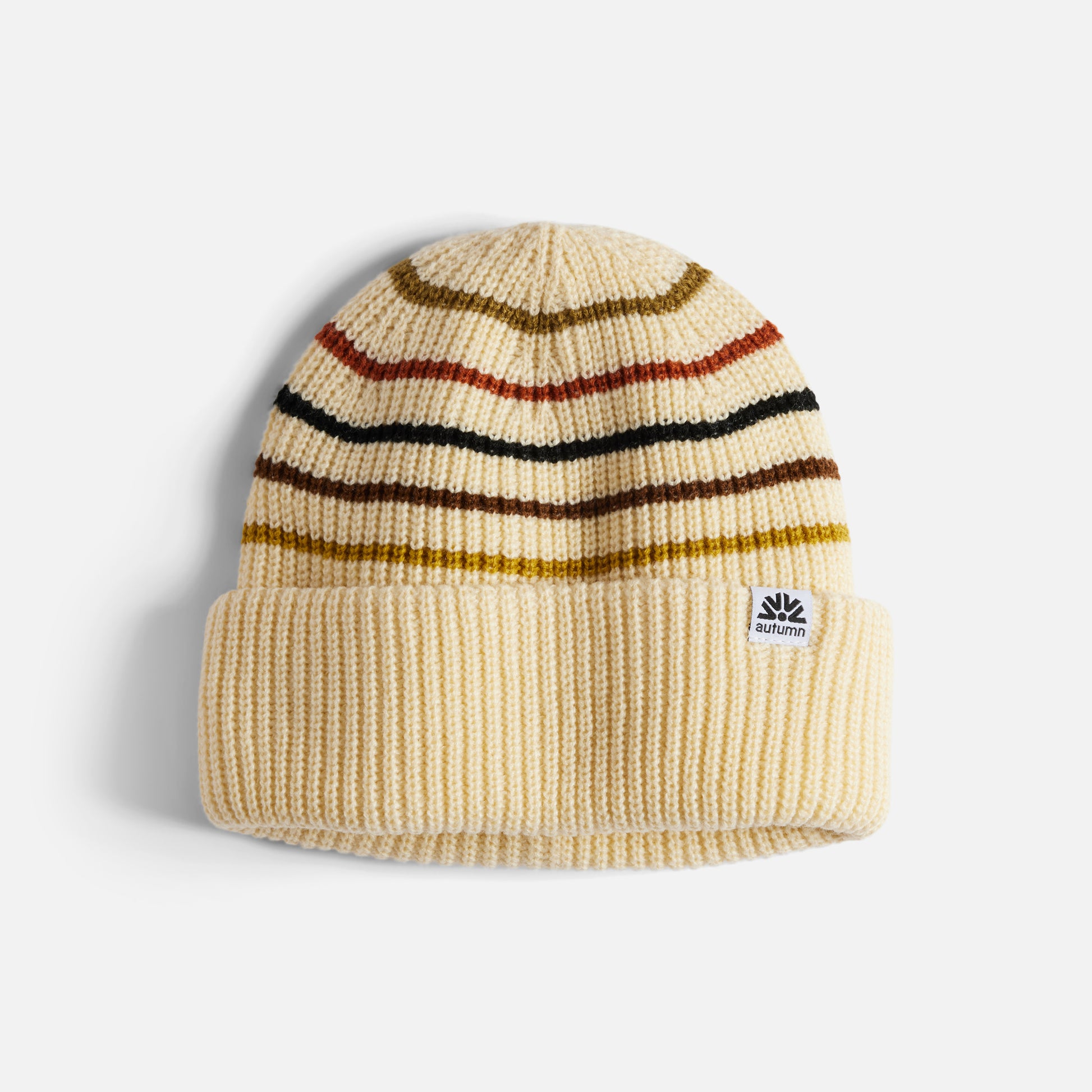 Autumn Retro Beanie eggshell