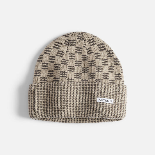 Autumn Beanie - Squared - Steam Grey