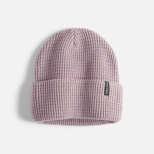Autumn Beanie "Stripe" Lavender Icecream