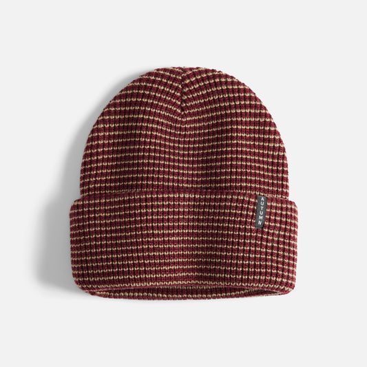 Autumn Beanie Stripe merlot