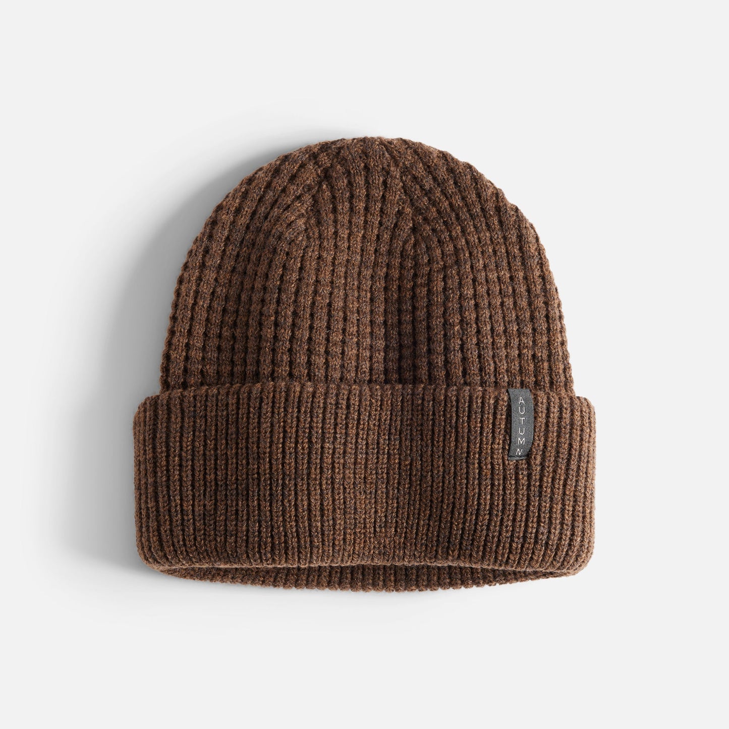 Autumn Beanie - Thermal Knit - Brown