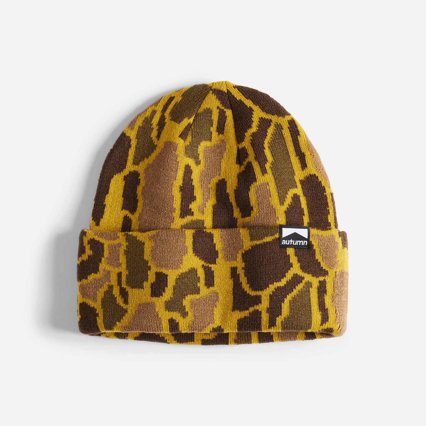 Autumn Beanie - Treebark - Olive Ochre