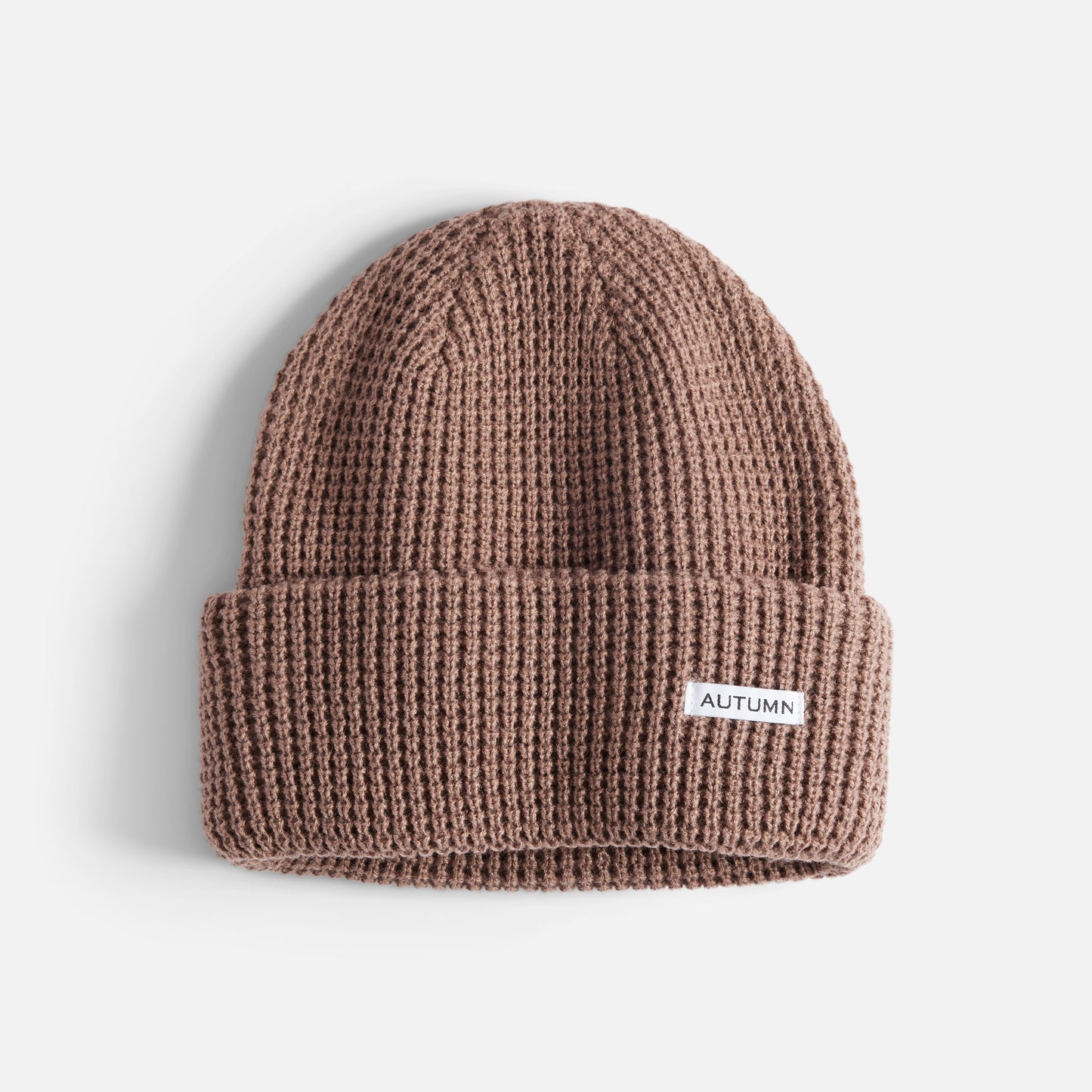 Autumn Beanie - Waffle - Dusty Mauve