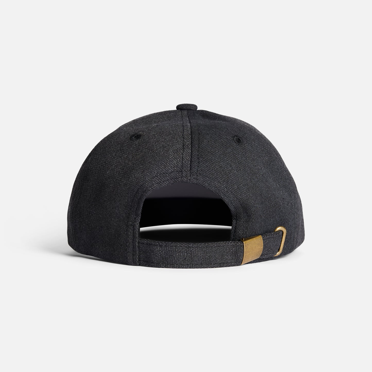Autumn Cap - Washed Canvas Strapback - Black
