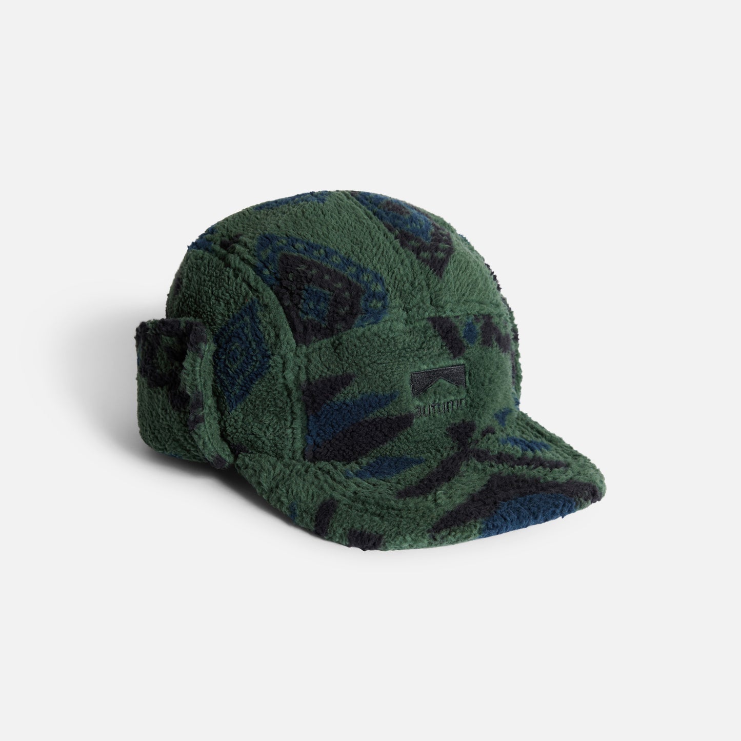 Autumn Fleece Flap Cap Green