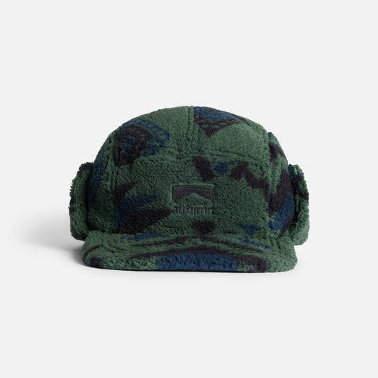 Autumn Fleece Flap Cap Green