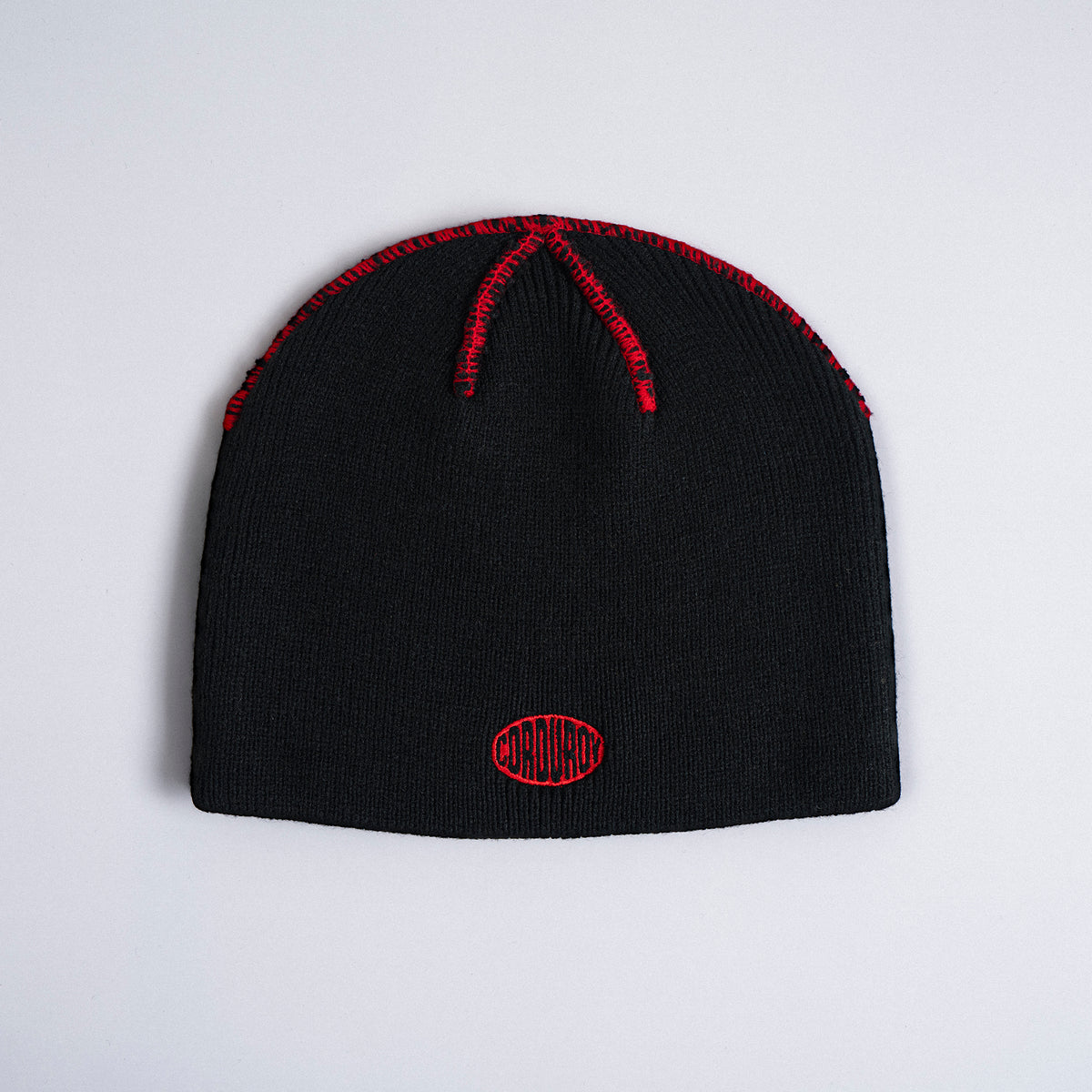 Corduroy Beanie "Brand Skully" black