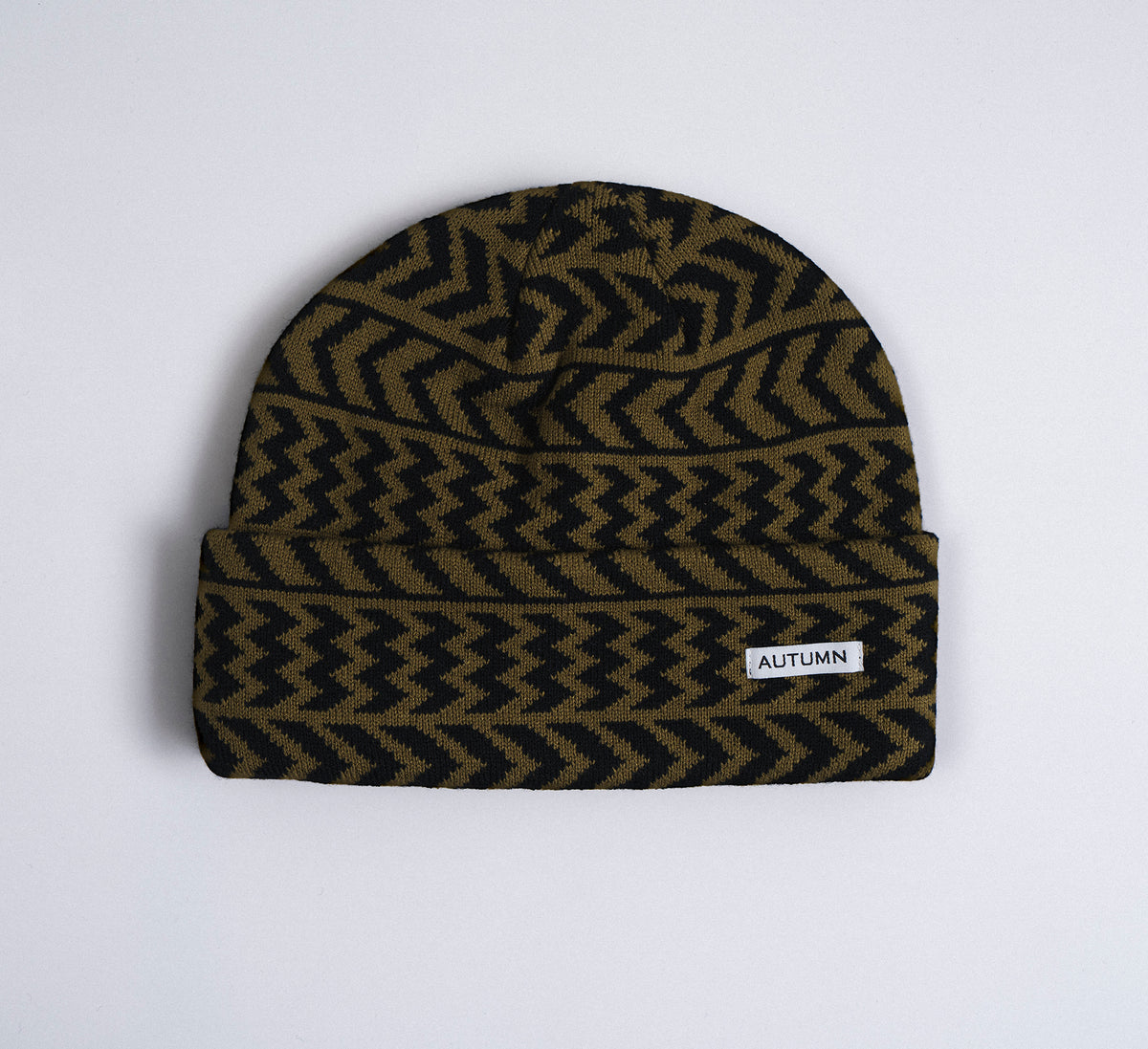Autumn Beanie "Chevron" fir