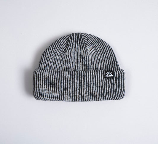 Autumn Beanie "Cord Double Roll" charcoal