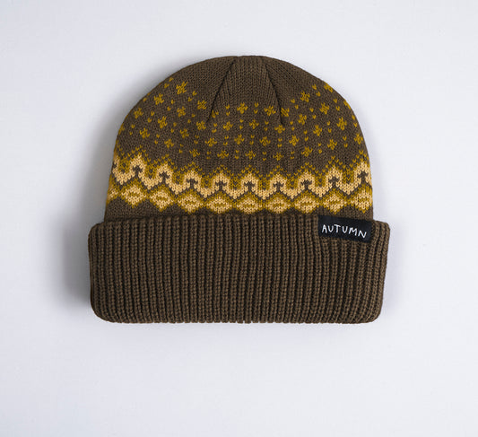Autumn Beanie "Fairisle" dirt