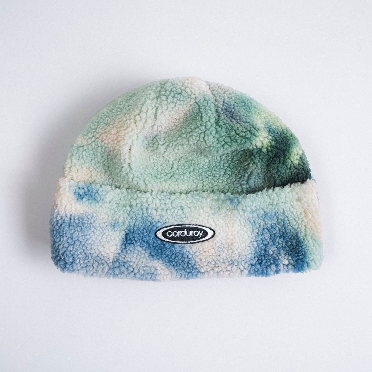 Corduroy Beanie "Fleece" bluejay
