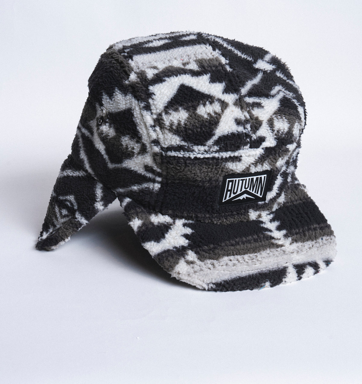 Autumn "Fleece Flap Cap" black