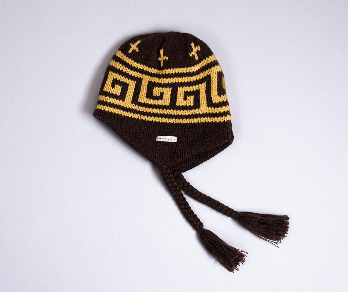 Autumn Beanie "Niseko Ear Flap" chocolate