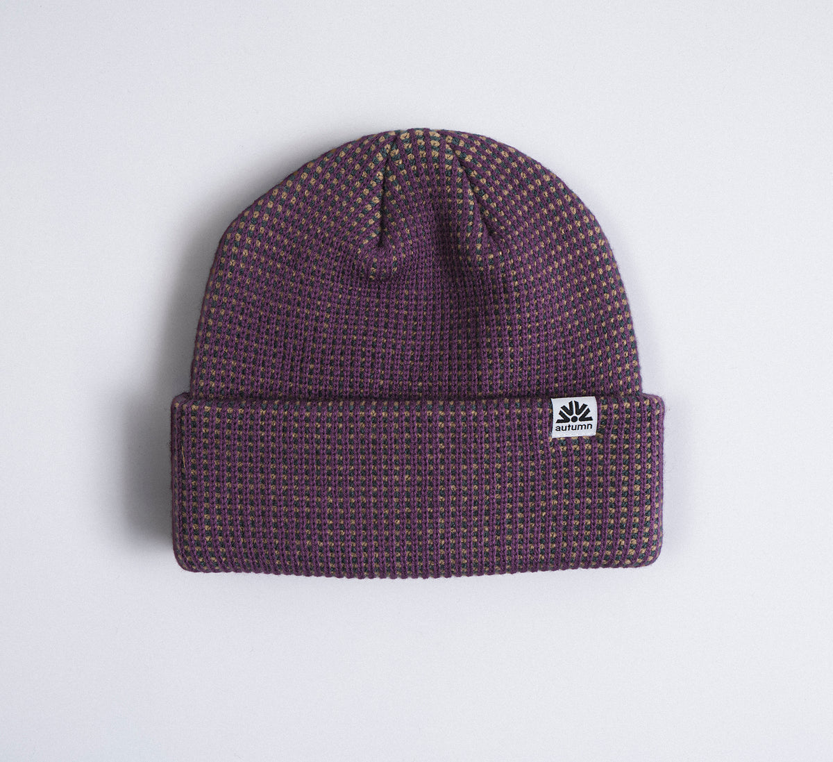 Autumn Beanie "Static" plum